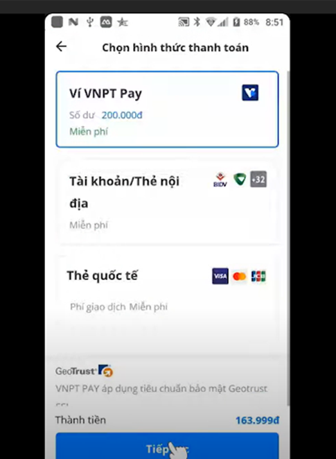 VNPT Pay bước 6