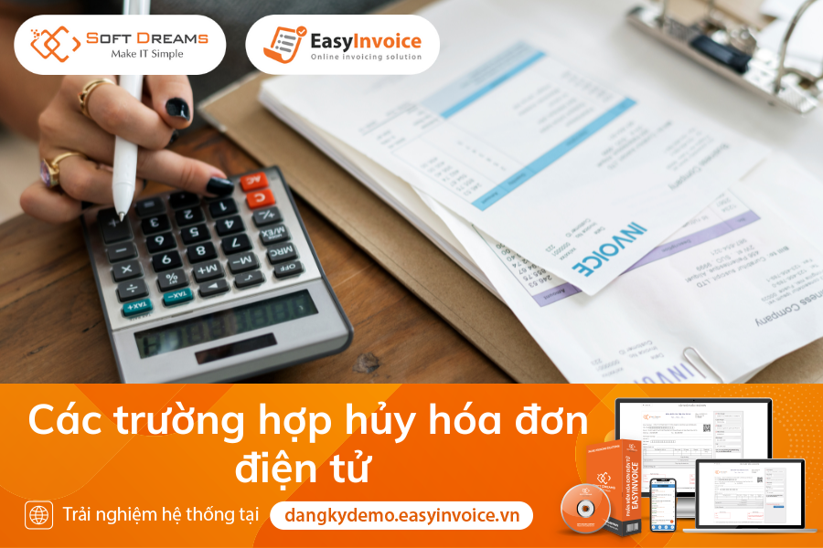 hóa đơn điện tử hủy như thế nào