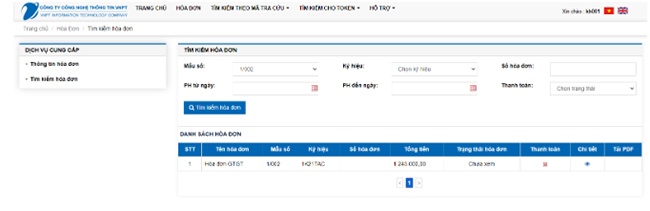 Cách tra cứu hóa đơn điện tử VNPT