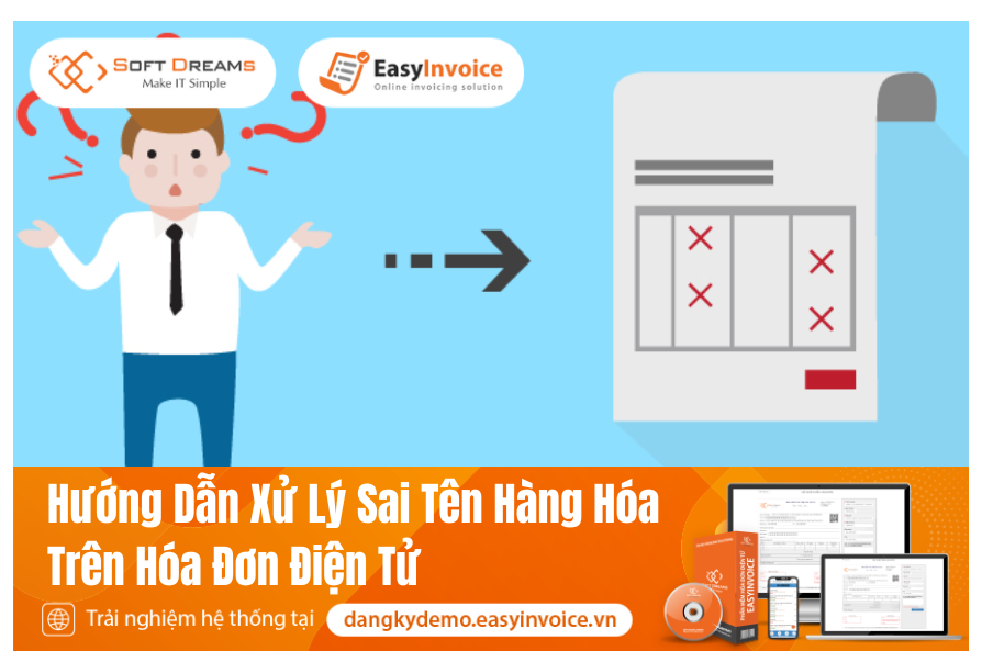 sai tên hàng hóa trên hóa đơn điện tử