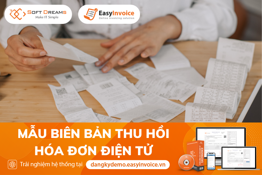 biên bản thu hồi hóa đơn điện tử