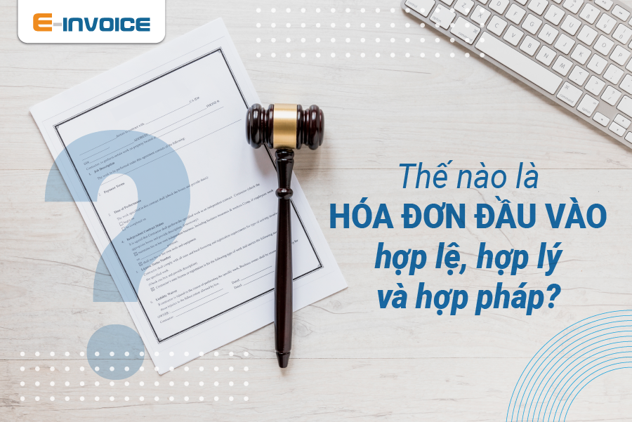 Hóa đơn đầu vào hợp pháp