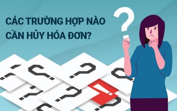 hóa đơn điện tử được hủy khi nào