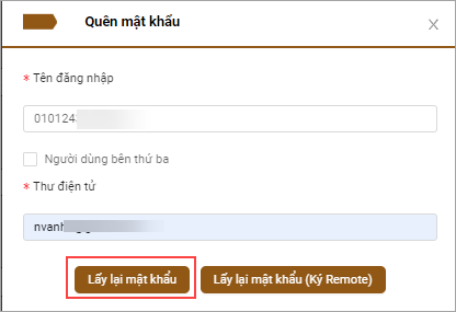 Xử lý trường hợp tài khoản đăng nhập trang hoadondientu.gdt.gov bị khóa hoặc quên mật khẩu đăng nhập