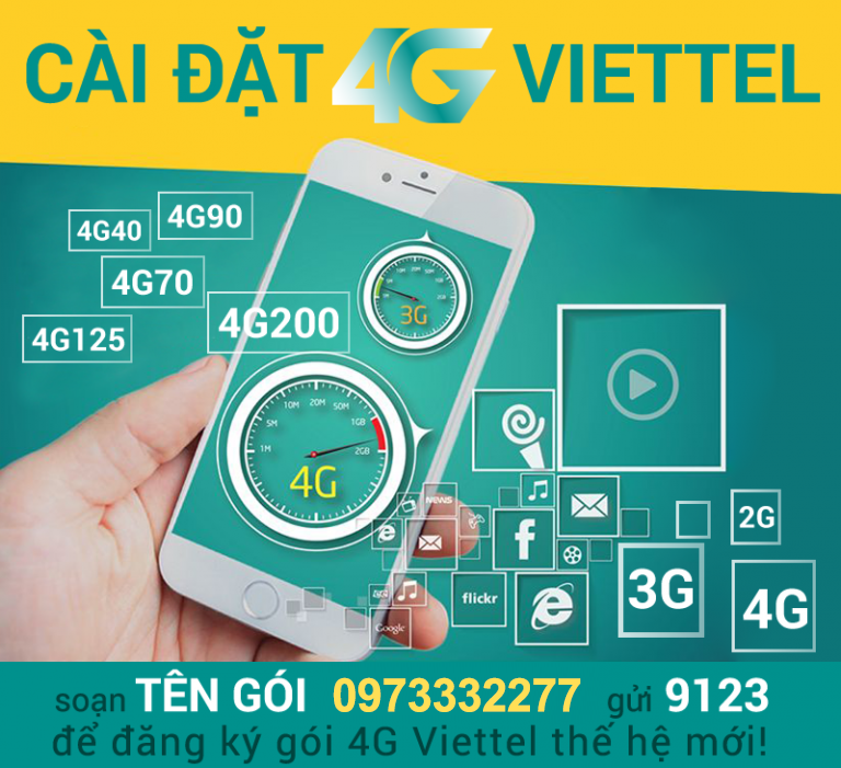 Cài đặt 4G mạng Viettel đơn giản và nhanh chóng