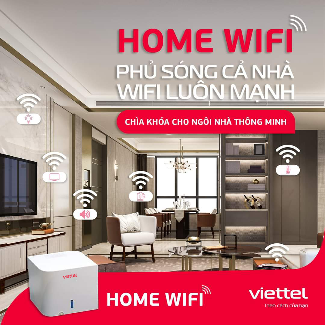 Home Wifi Viettel giúp sử dụng trực tuyến không bị ngắt quãng dù bất cứ đâu trong không gian lắp đặt